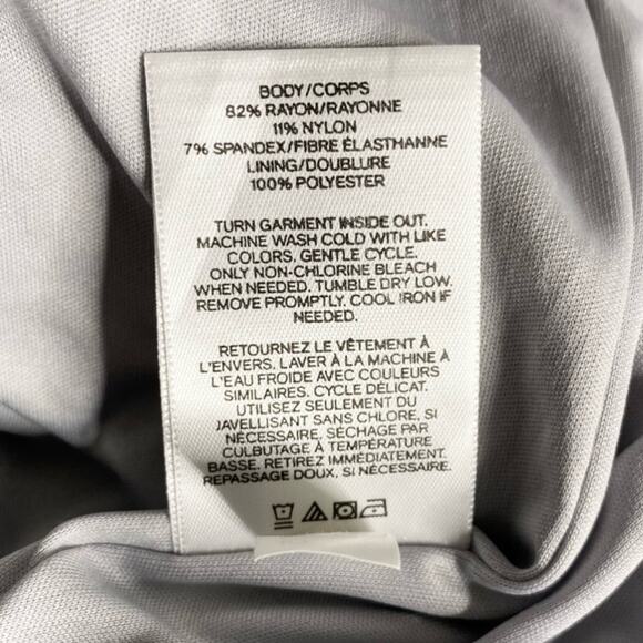 Express Gray Selft Tie Front Dolman Sleeve Dress size Small - Picture 10 of 12